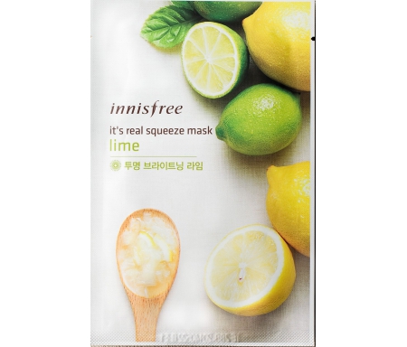 Innisfree - it's real squeeze mask "lime"