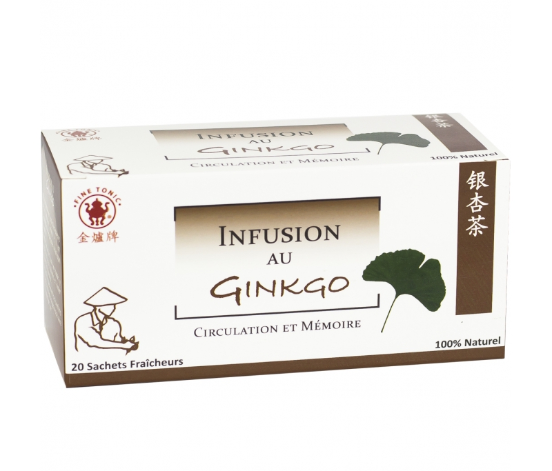 Infusion au Ginkgo - Circulation & Mémoire