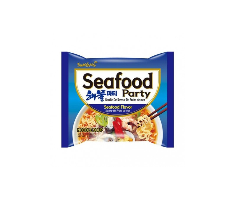 Samyang Seafood Party fruits de mer 125G