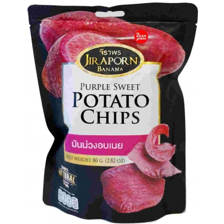 Purple sweet potato chips 80g