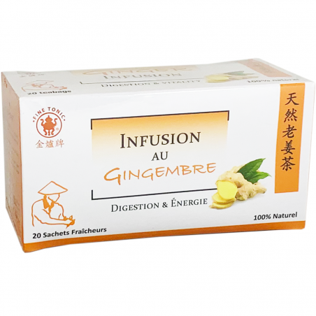 INFUSION AU GIGEMBRE 40G (20SACHETS)