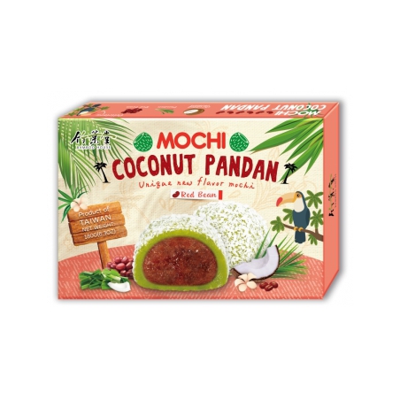Mochi coco pandan aux hariocots rouges 210g