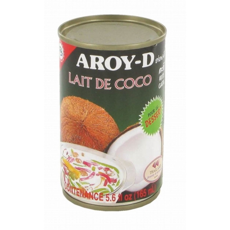 Lait de coco AROY-D pour dessert 165ml