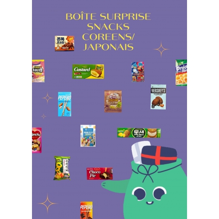Boite surprise snacks coreens (variété garantie)