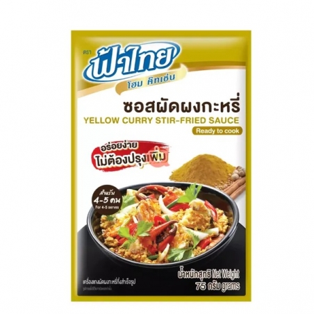 FaThai pate curry jaune en sauce 75g