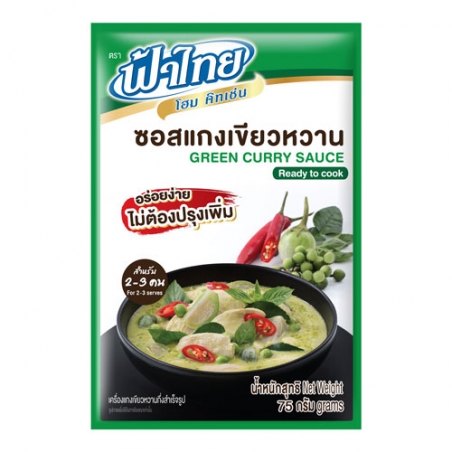 FaThai pate curry vert en sauce 75g