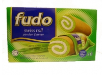 FUDO swiss roll parfumé pandan 18g*6